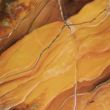 Peinture Onyx solaire par Baroni Victor | Tableau Abstrait Acrylique Minimaliste