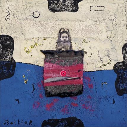 Painting 13-171 by Boitier Thierry | Painting Raw art Acrylic, Cardboard