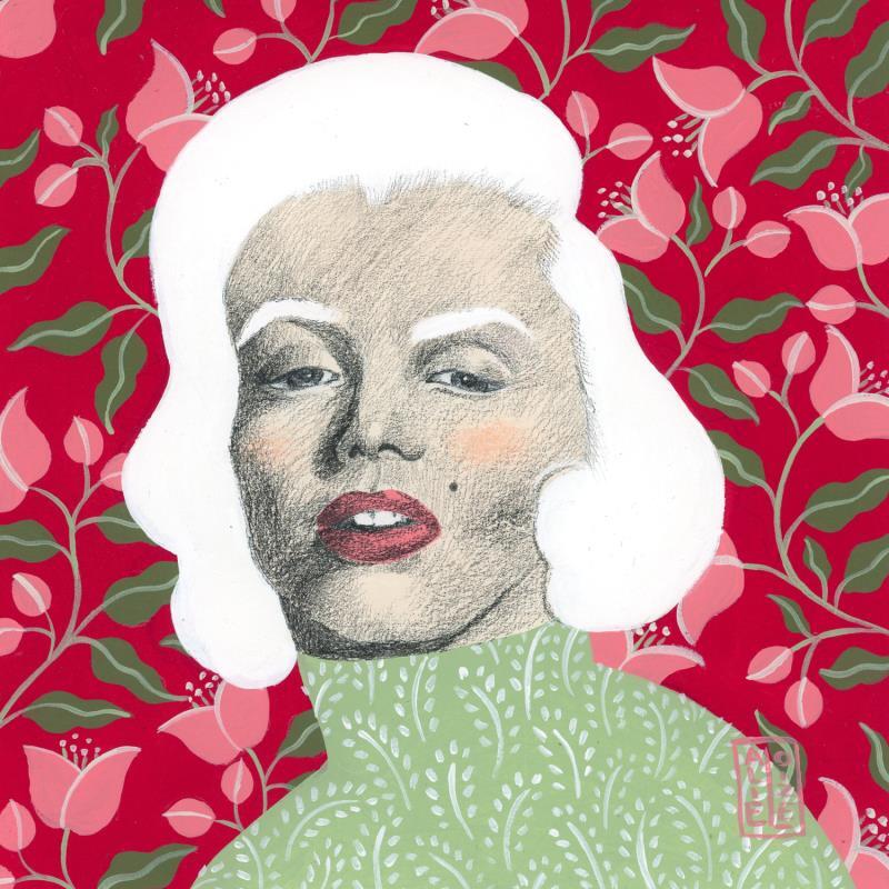 Peinture Marilyn #2 par Alie Loizel | Tableau Figuratif Portraits Acrylique