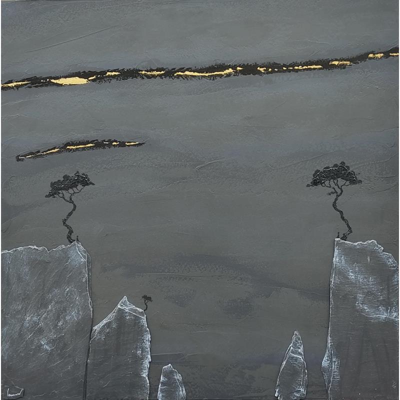 Peinture Le passage par Lemonnier  | Tableau Figuratif Matiérisme Paysages