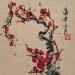 Gemälde Cherry blossom  von Yu Huan Huan | Gemälde Figurativ Stillleben Tinte