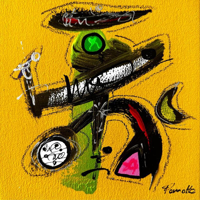 Peinture TEX par Perrotte | Tableau Art Singulier Huile Acrylique