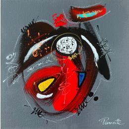 Peinture TINOY par Perrotte | Tableau Art Singulier Acrylique, Huile