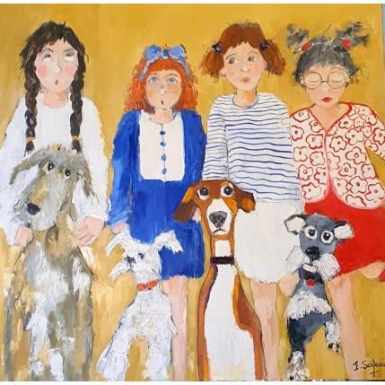 Peinture C'est qui les plus beaux par Soizeau Françoise | Tableau Figuratif Acrylique animaux, scènes de vie