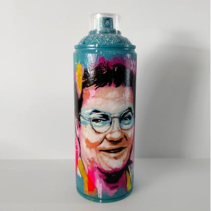 Sculpture Coluche par Sufyr | Sculpture Street Art Graffiti