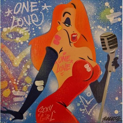 Painting Jessica Rabbit  by Lemoine Mael | Painting Pop-art Graffiti, Posca Pop icons