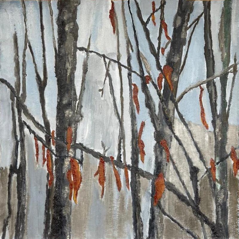 Peinture Winter 2 par Kouyoumdjian Nada | Tableau Figuratif Acrylique