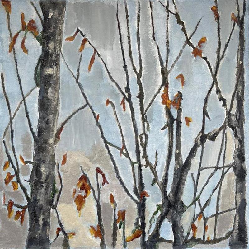Peinture Winter 1 par Kouyoumdjian Nada | Tableau Figuratif Acrylique
