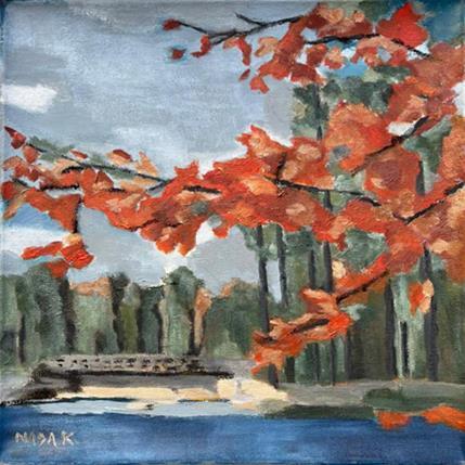 Painting By the River by Kouyoumdjian Nada | Painting Figurative Acrylic