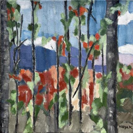 Painting Forest by Kouyoumdjian Nada | Painting Figurative Acrylic