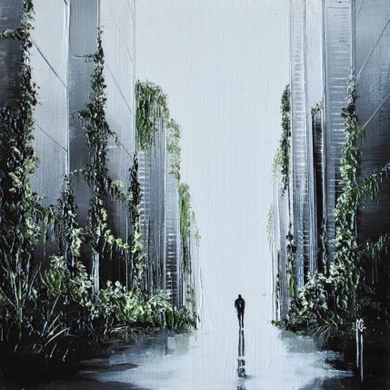 Peinture Lumière végétale par Galloro Maurizio | Tableau Figuratif Huile Urbain