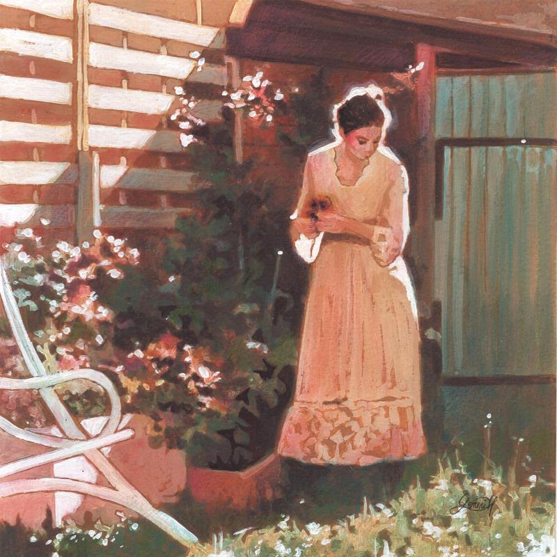 Painting Distraite by Gemini. H  | Painting Realism Nature Life style Oil Acrylic