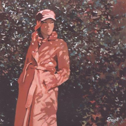 Painting Aux aguets by Gemini. H  | Painting Realism Acrylic, Oil Life style, Mode, Nature