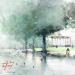Painting Le jardin des Prébendes by Gutierrez | Painting Impressionism Watercolor
