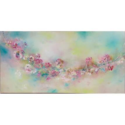 Peinture Rosaceae par Levesque Emmanuelle | Tableau Figuratif Huile