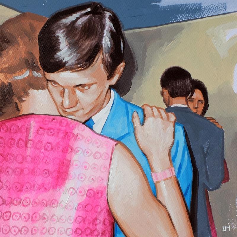 Painting Dance slowly by ZIM | Painting Figurative Portrait Society Life style Acrylic