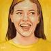 Pintura Yellow portrait por ZIM | Pintura Figurativo Retrato Sociedad Life style Acrílico