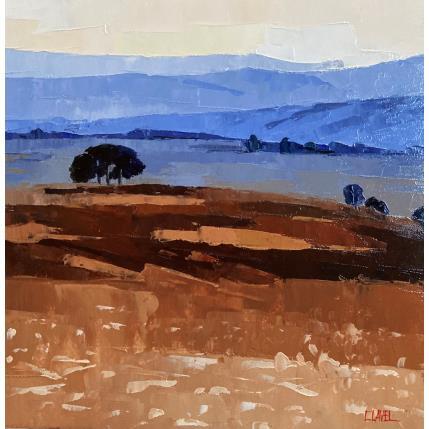 Painting Lumière d’un soir by Clavel Pier-Marion | Painting Impressionism Oil Landscapes