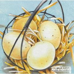 Gemälde Frais du jour!  von Tchirieff Katia | Gemälde Realismus Acryl Stillleben