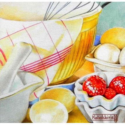 Gemälde Préparons un gateau! von Tchirieff Katia | Gemälde