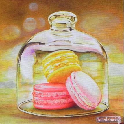 Painting Bonheur sous globe! by Tchirieff Katia | Painting Realism Acrylic Still-life