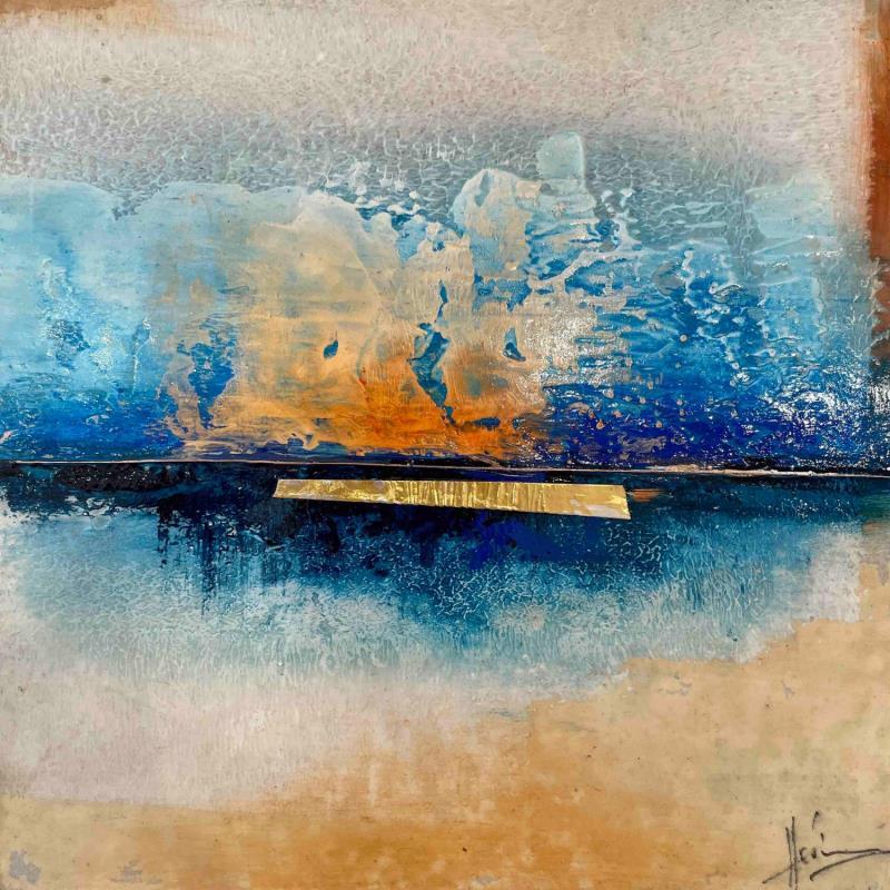 Painting Abstraction # 1234 by Hévin Christian | Painting Abstract Minimalist Cardboard