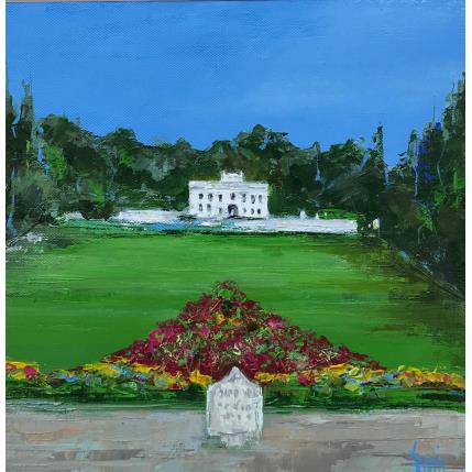 Peinture Jardin d'Ypres par Dessein Pierre | Tableau Figuratif Huile Nature, Paysages, Urbain