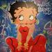 Painting betty boop  by Lemoine Mael | Painting Pop-art Pop icons Graffiti Posca