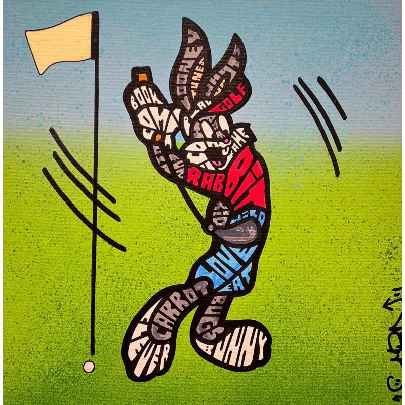 Gemälde BUGS BUNNY GOLF von Cmon | Gemälde