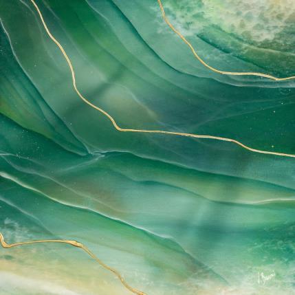 Painting Onyx végétal by Baroni Victor | Painting Abstract Acrylic Minimalist