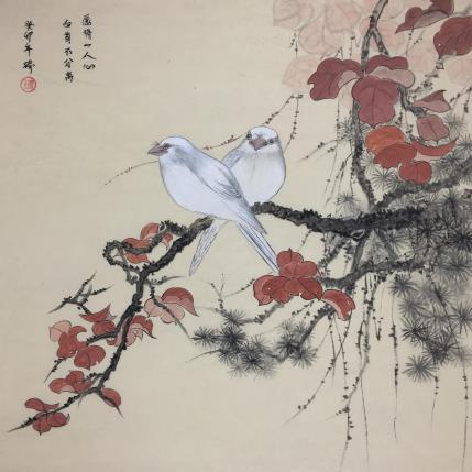 Peinture Doux automne  par Amblard Rui | Tableau Figuratif Aquarelle Animaux, Nature, Paysages