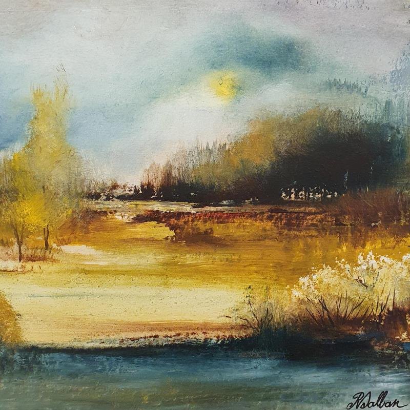 Painting Mystère by Dalban Rose | Painting Figurative Landscapes Oil