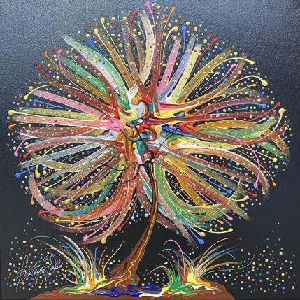 Pintura Epanouissement por Fonteyne David | Pintura Figurativo Acrílico Paisajes