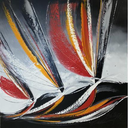 Painting La nuit devant nous by Fonteyne David | Painting Figurative Acrylic Marine