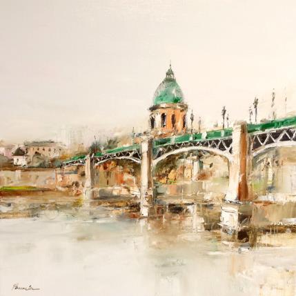 Peinture TOULOUSE REFLETS par Poumelin Richard | Tableau Figuratif Huile Paysages, Urbain