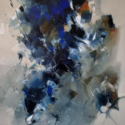 Painting Entanglement by Virgis | Painting Abstract Oil Minimalist