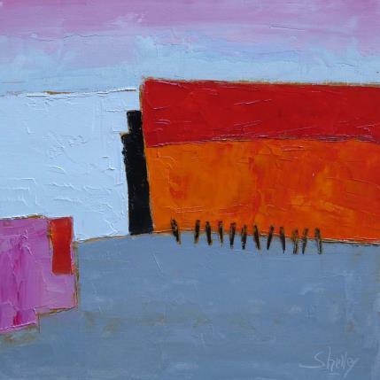 Painting RANDONNEE by Shelley | Painting Abstract Oil