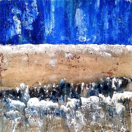 Peinture T380 par Moracchini Laurence | Tableau Abstrait Acrylique Minimaliste