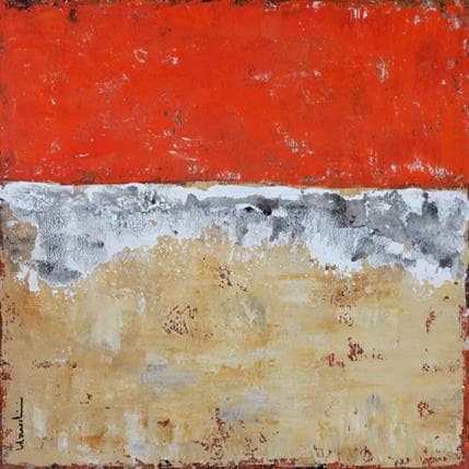 Painting T378 by Moracchini Laurence | Painting Abstract Acrylic Minimalist