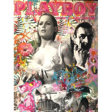 Pintura Miss 007 por Novarino Fabien | Pintura Pop art Iconos pop