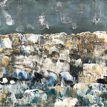 Painting V391 by Moracchini Laurence | Painting Abstract Acrylic Minimalist