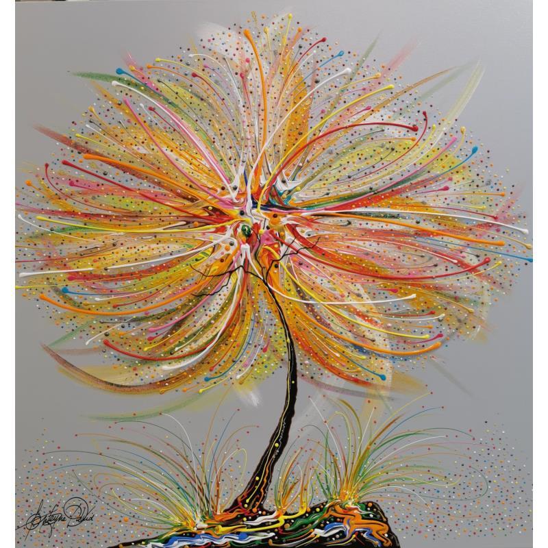 Peinture Il séme le bonheur par Fonteyne David | Tableau Figuratif Marine Nature Acrylique