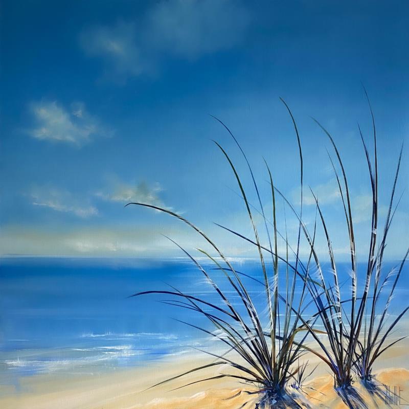 Painting Littoral by Guillet Jerome | Painting Figurative Marine Oil Acrylic