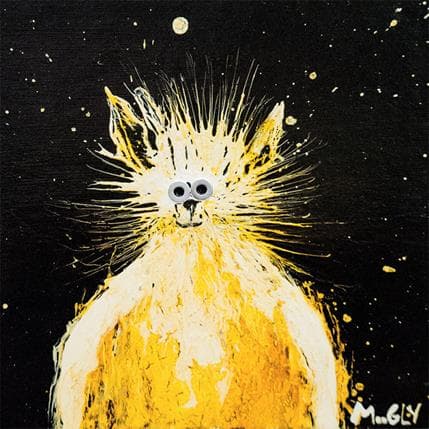 Peinture Illuminatus par Moogly | Tableau Art Singulier Acrylique animaux
