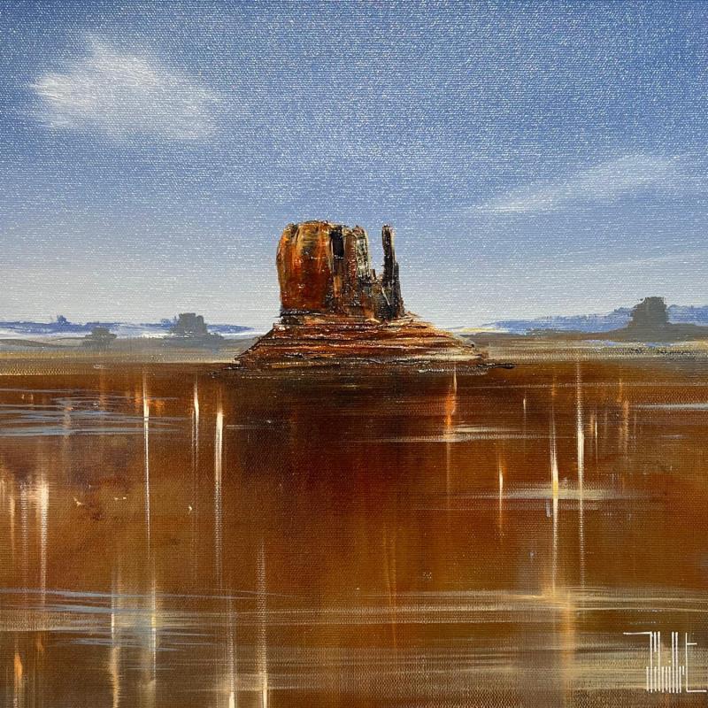 Painting Emerger by Guillet Jerome | Painting Figurative Landscapes Oil Acrylic