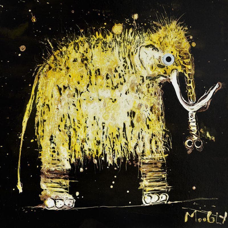 Peinture Rancunius par Moogly | Tableau Art Singulier Animaux Acrylique