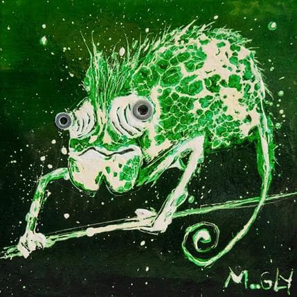 Peinture Metamorphus par Moogly | Tableau Art Singulier Acrylique animaux