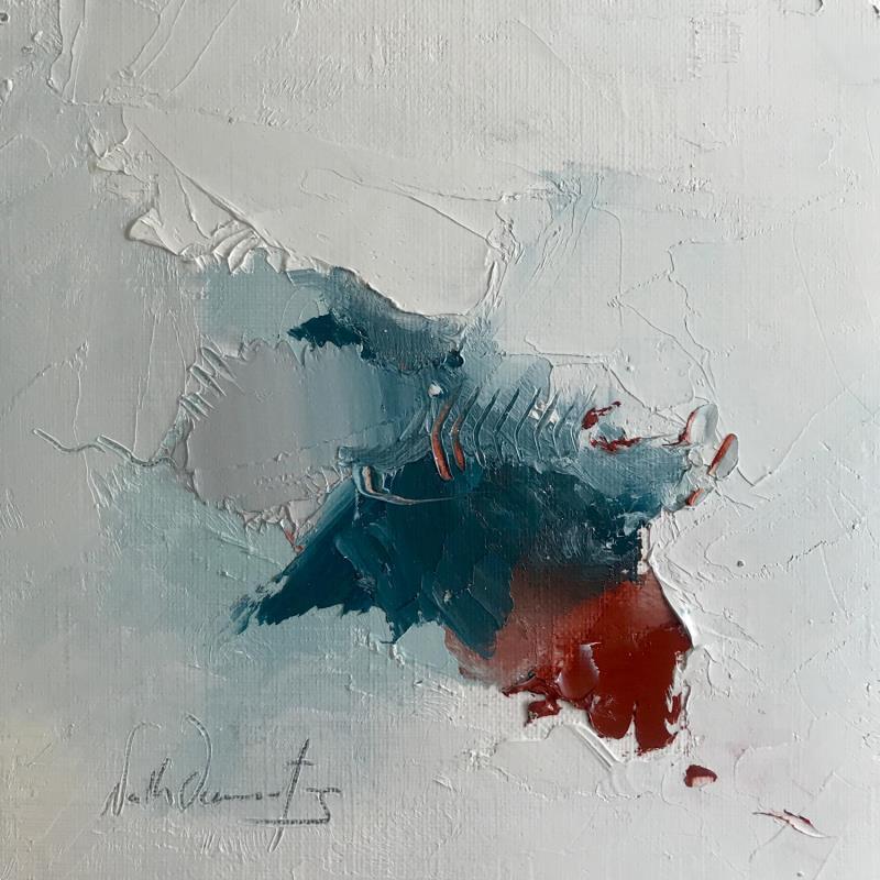 Gemälde J aime ce moment von Dumontier Nathalie | Gemälde Abstrakt Minimalistisch Öl