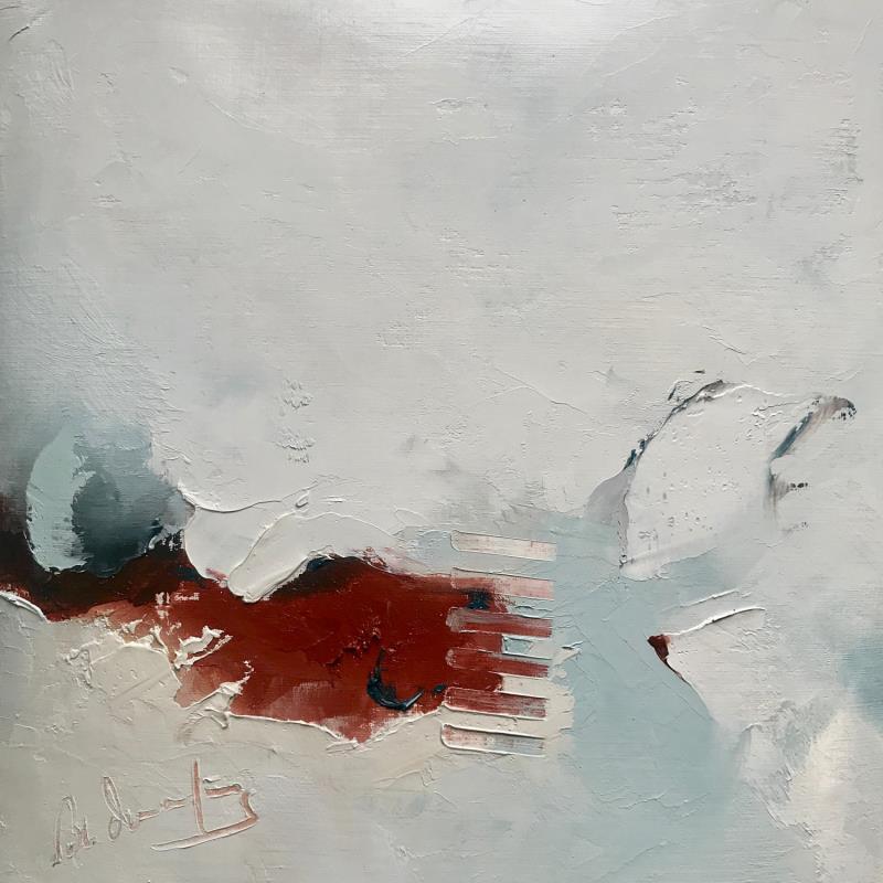 Painting Les mois d été by Dumontier Nathalie | Painting Abstract Minimalist Oil
