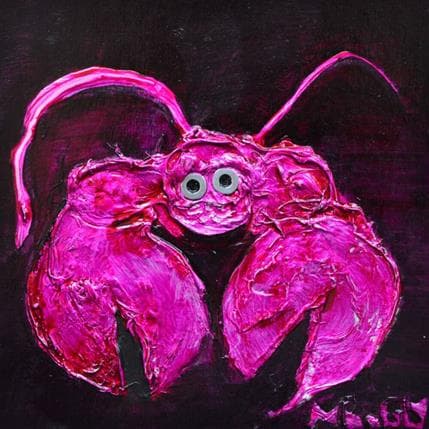 Gemälde Procrastinus von Moogly | Gemälde Art brut Acryl Tiere